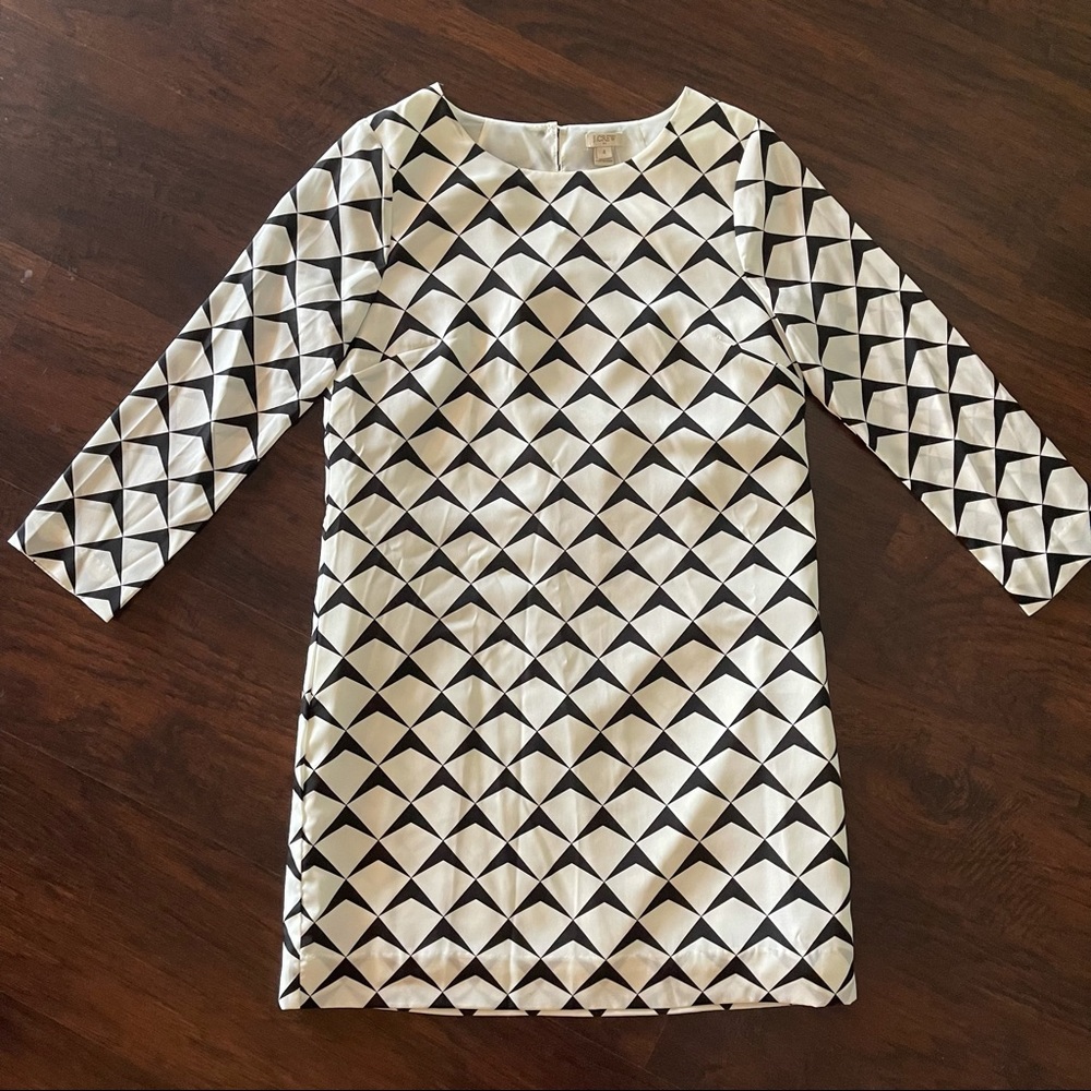 NWT J. Crew Diamond Shape Dress sz 4